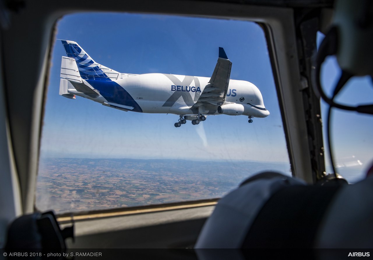 The BelugaXL’s maiden flight – which began and concluded at Toulouse-Blagnac Airport on 19 July 2018 – initiated a certification campaign that will lead to this next-generation oversize airlifter’s service entry in 2019