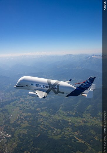 BelugaXL First Flight - In Flight