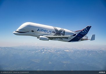 BelugaXL First Flight - In Flight