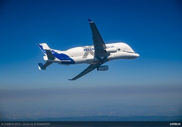 BelugaXL First Flight - In Flight