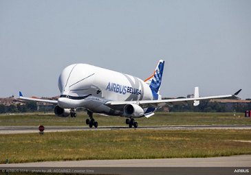 BelugaXL First Flight Landing