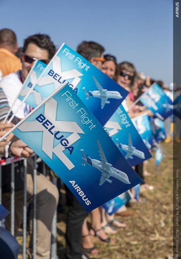 BelugaXL First Flight - VIP Zone