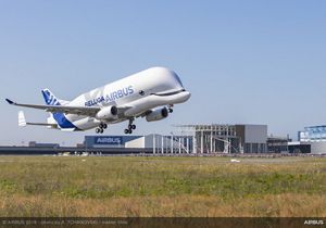 First BelugaXL becomes airborne for its 
