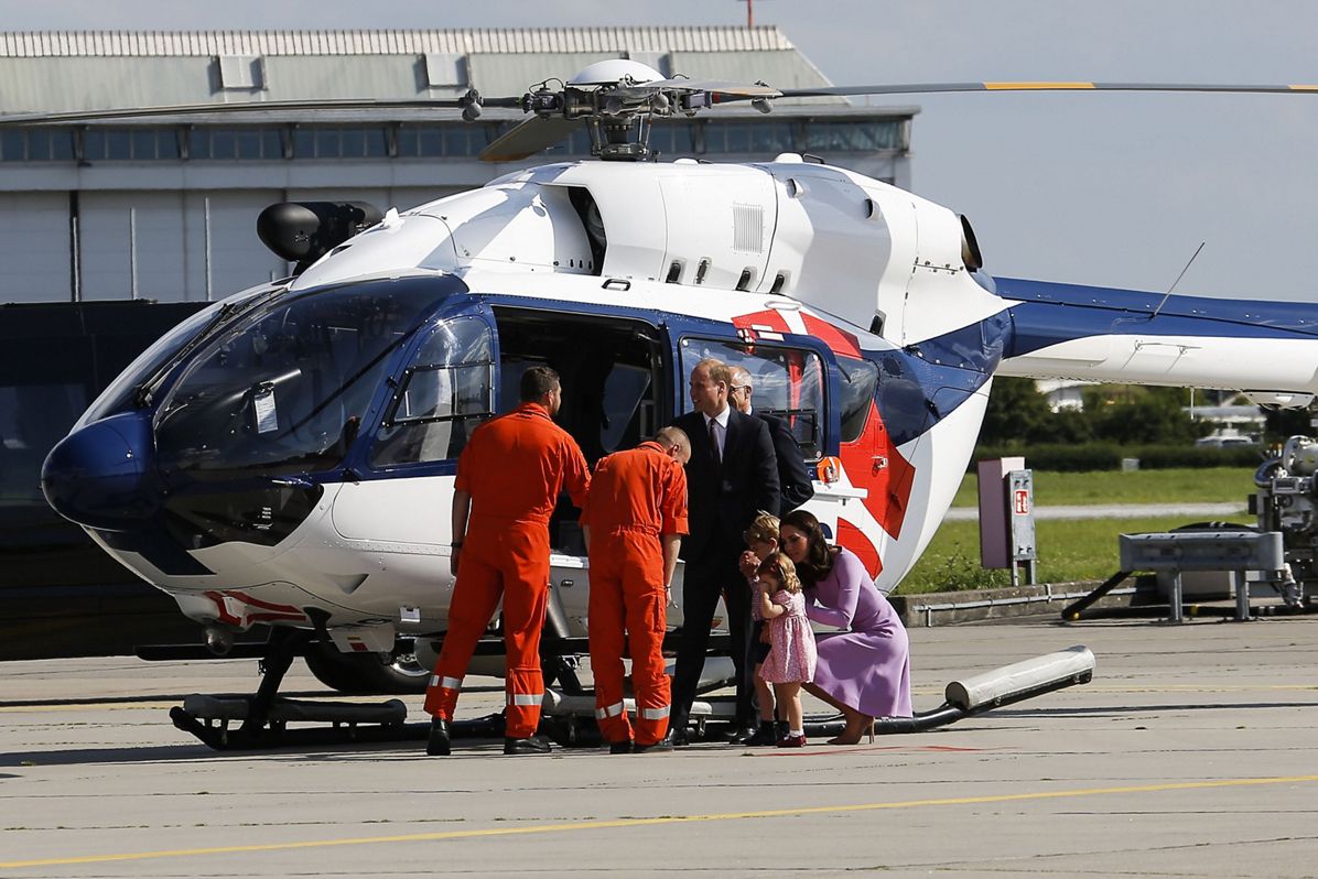 Kate William Visit Airbus Helicopters Hamburg