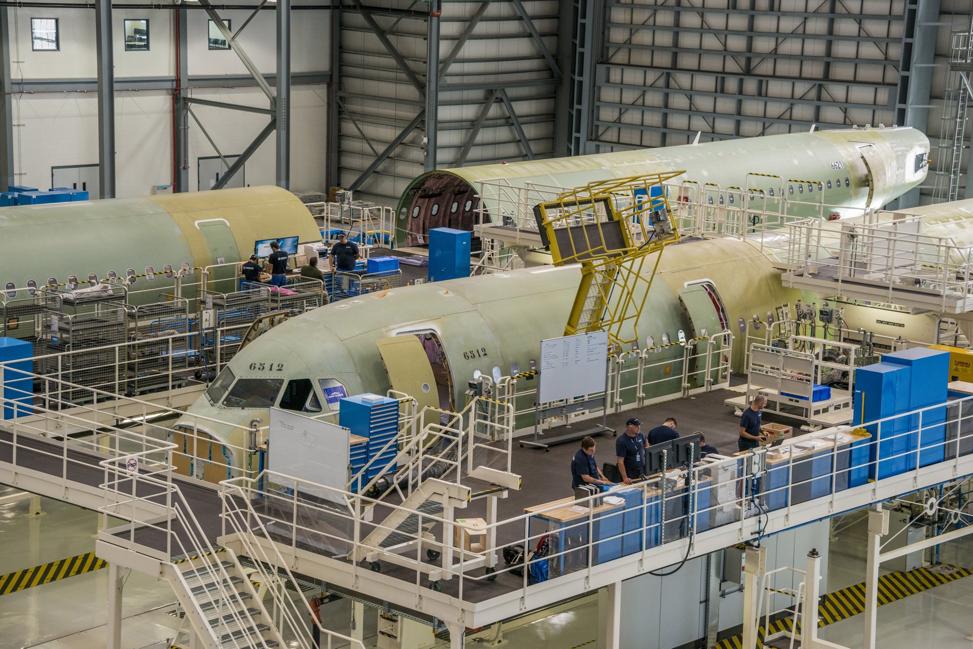 Resultado de imagen para Airbus production line