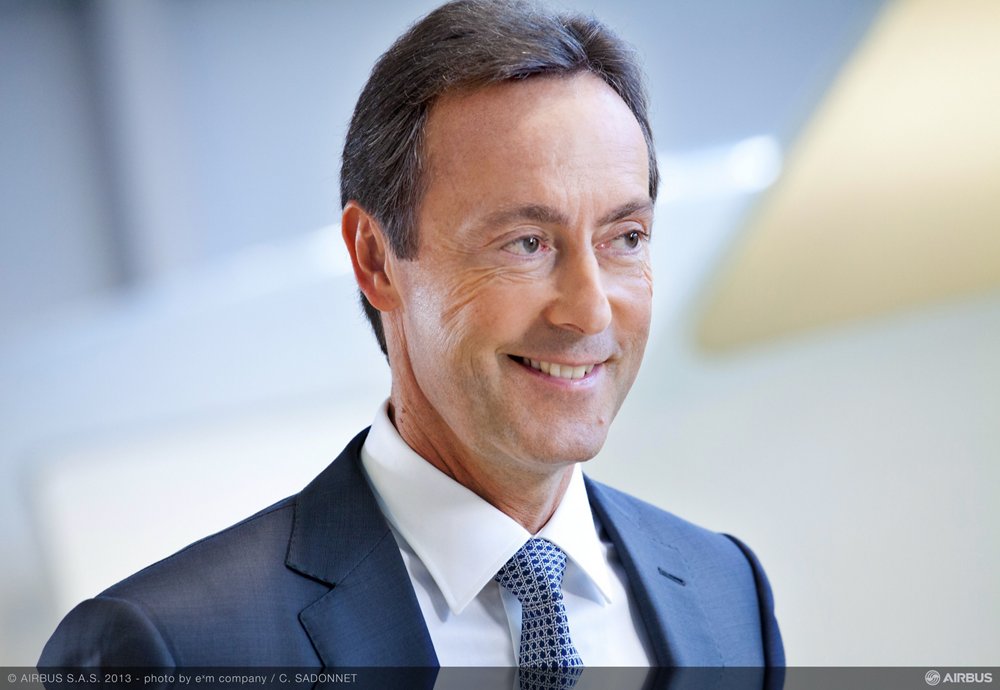 A photo of Fabrice Brégier, who was the Airbus President and Chief Executive Officer.  
