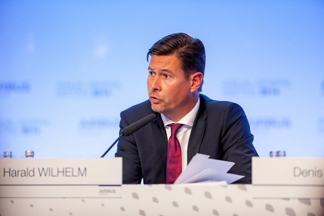 Harald Wilhelm, CFO of Airbus Group and Airbus, answered the questions of the shareholders at he AGM in Amsterdam