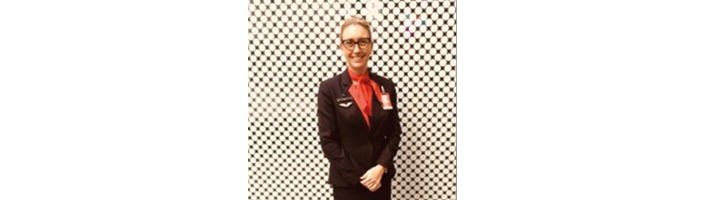 Qantas customer service supervisor Kelly Johnston 