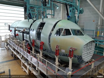 A321XLR Front Fuselage