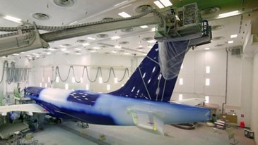 A220-100 Delta Air Lines Paint Shop