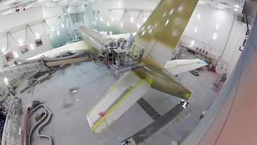 A220-300 Air Canada paintshop rollout
