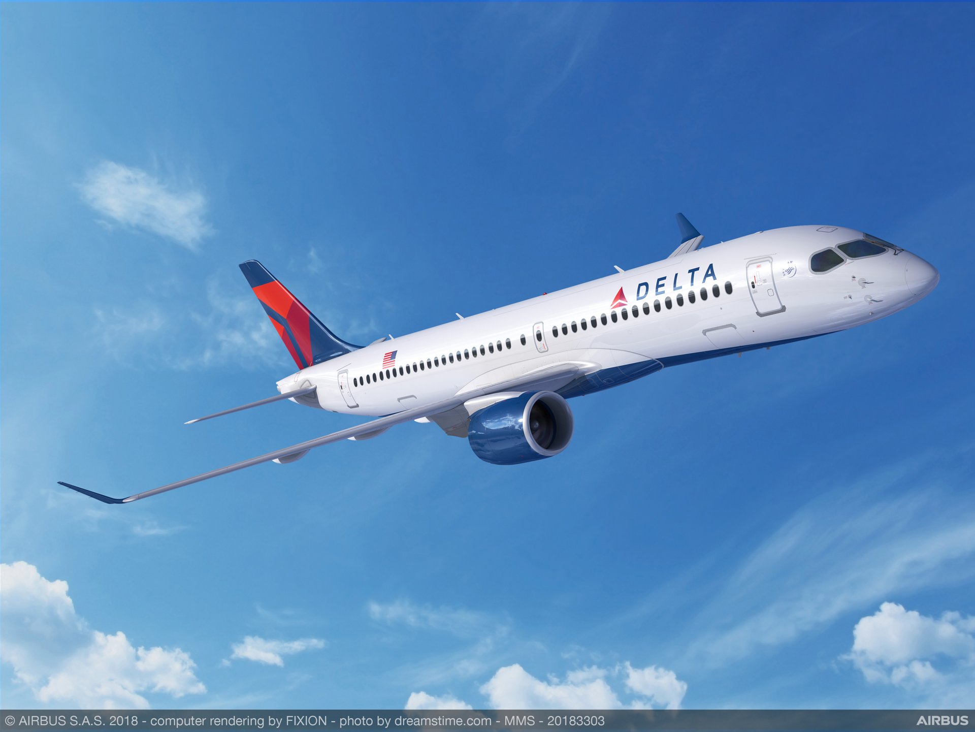 ÎÏοÏÎλεÏμα εικÏÎ½Î±Ï Î³Î¹Î± Delta Air Lines books order for additional 15 Airbus A220 aircraft