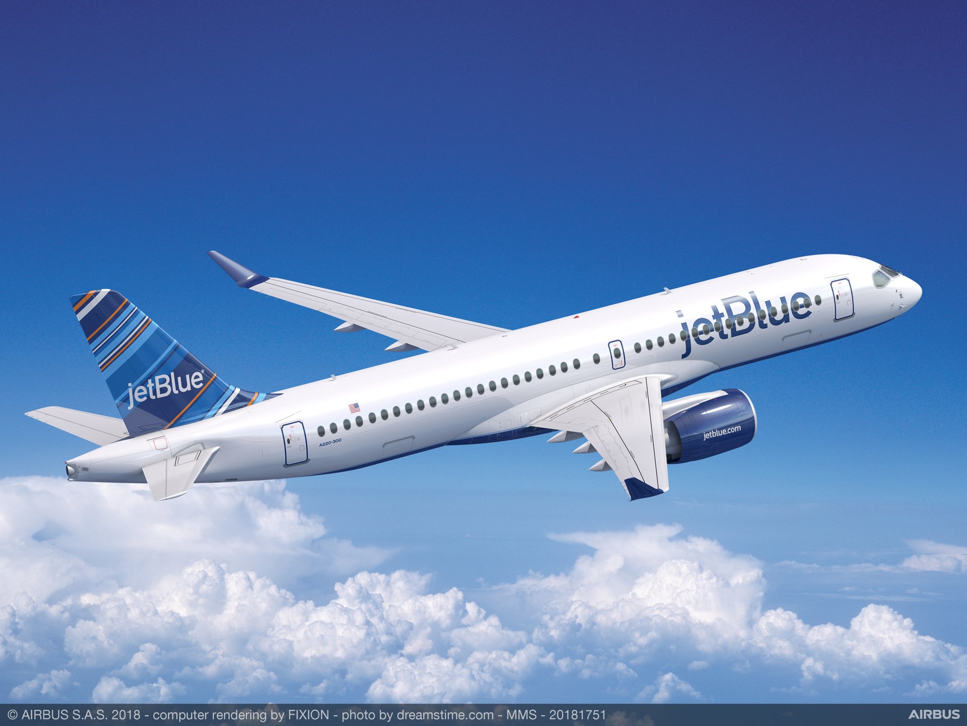ÎÏοÏÎλεÏμα εικÏÎ½Î±Ï Î³Î¹Î± JetBlue Airways firms up order for 60 Airbus A220-300 aircraft
