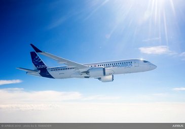 A220-300 in flight