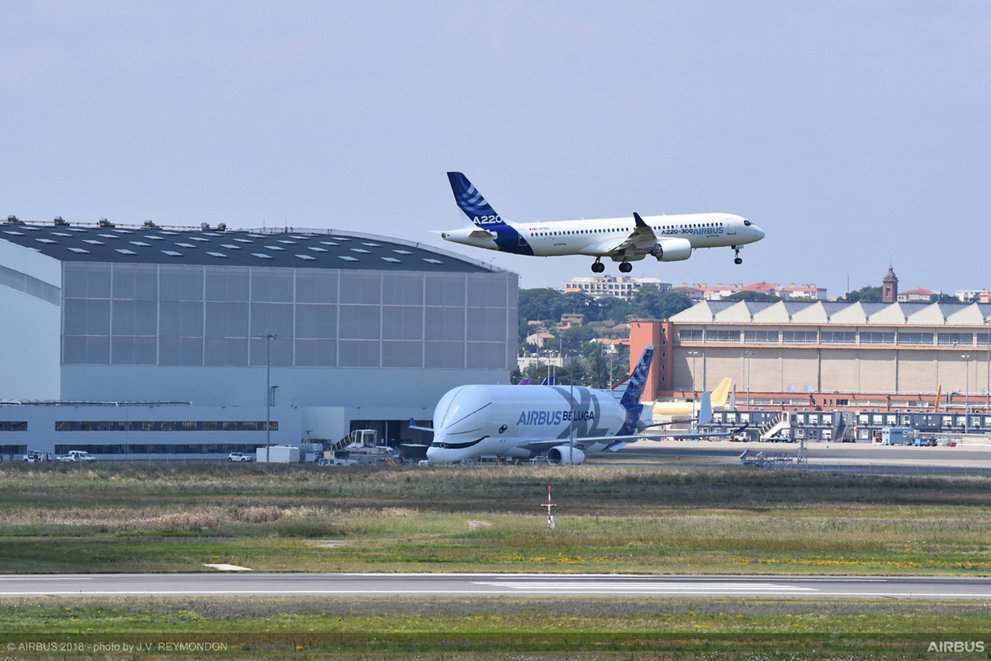 A220 reveal: first arrival in Airbus livery 7