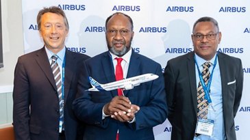 Air Vanuatu Airbus A220 signing ceremony 