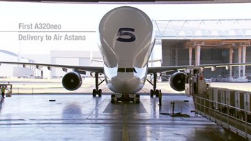 In the making Air Astana’s A320neo