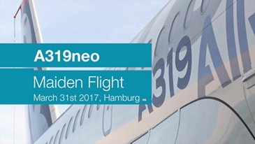 Airbus' A319neo takes to the skies