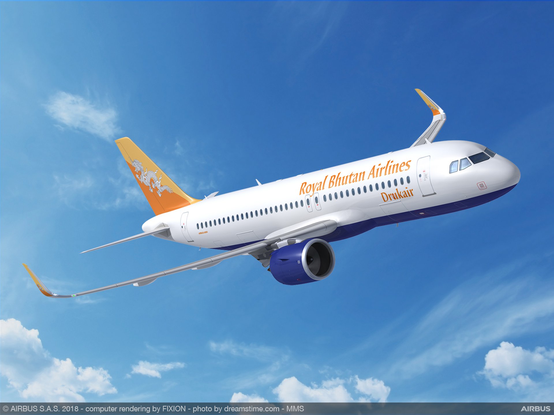 Resultado de imagen para druk air a320neo