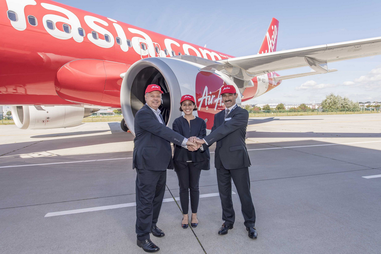 Airasia Receives Its First A320neo Commercial Aircraft Airbus