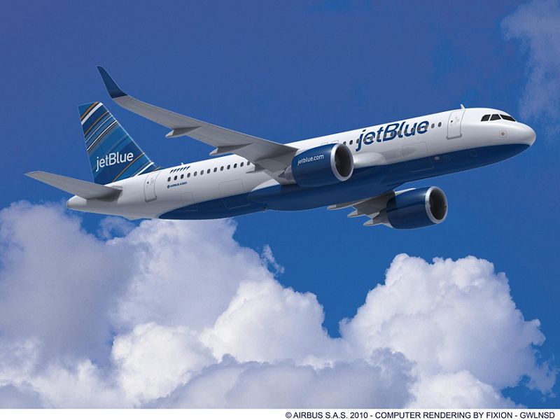Jetblue To Order 40 A320neo Aircraft Commercial Aircraft Airbus