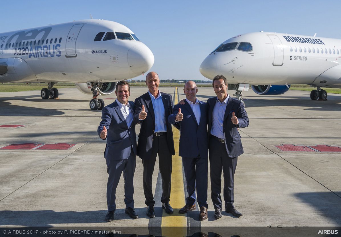 Airbus And Bombardier Announce C Series Partnership 007