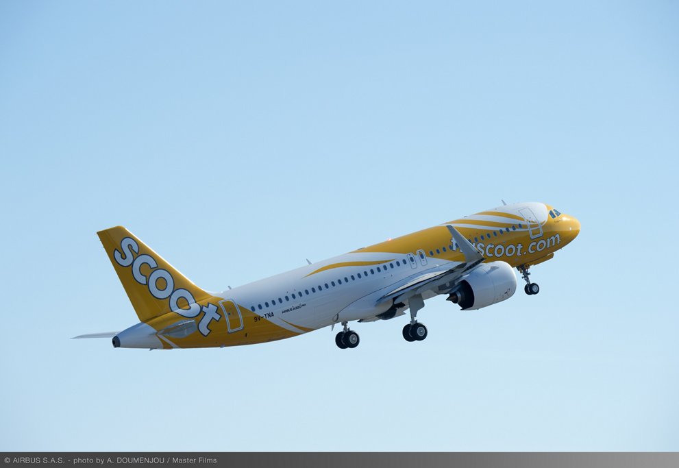 Scoot takes delivery of its first A320neo