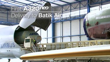In the making: First A320neo for Batik Air 