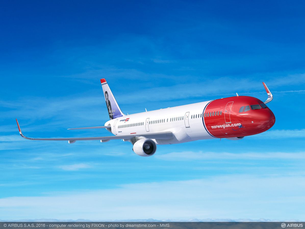 Resultado de imagen para norwegian a321lr