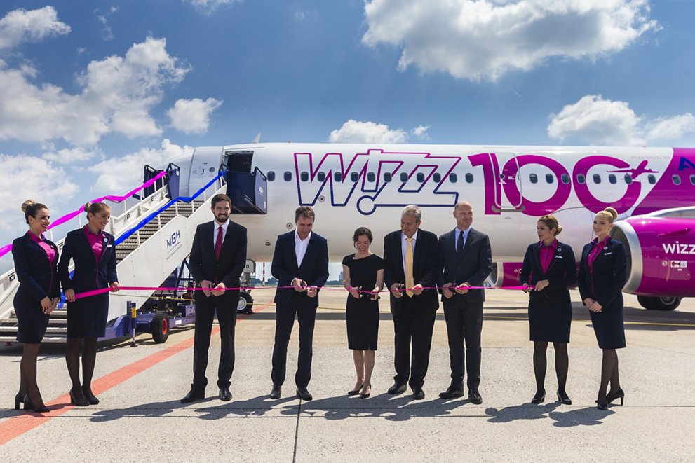 A321ceo WIZZAIR Delivery Ribbon Cutting