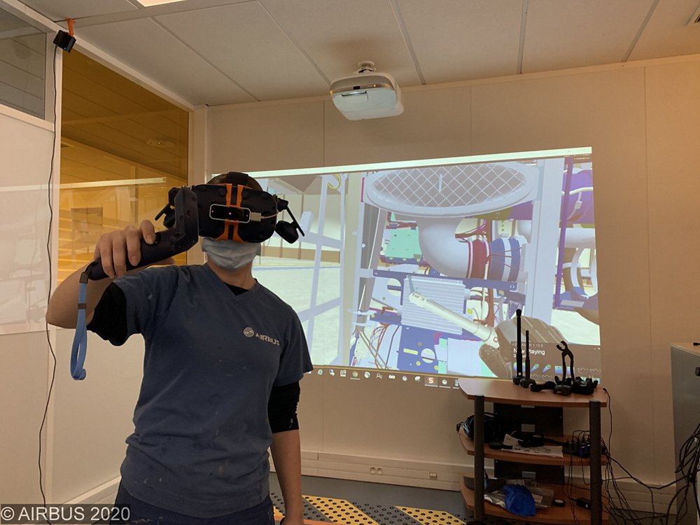 Virtual Reality (VR) was used to check accessibility and installability with operator hand tools in 3D, in advance of the physical mockups.