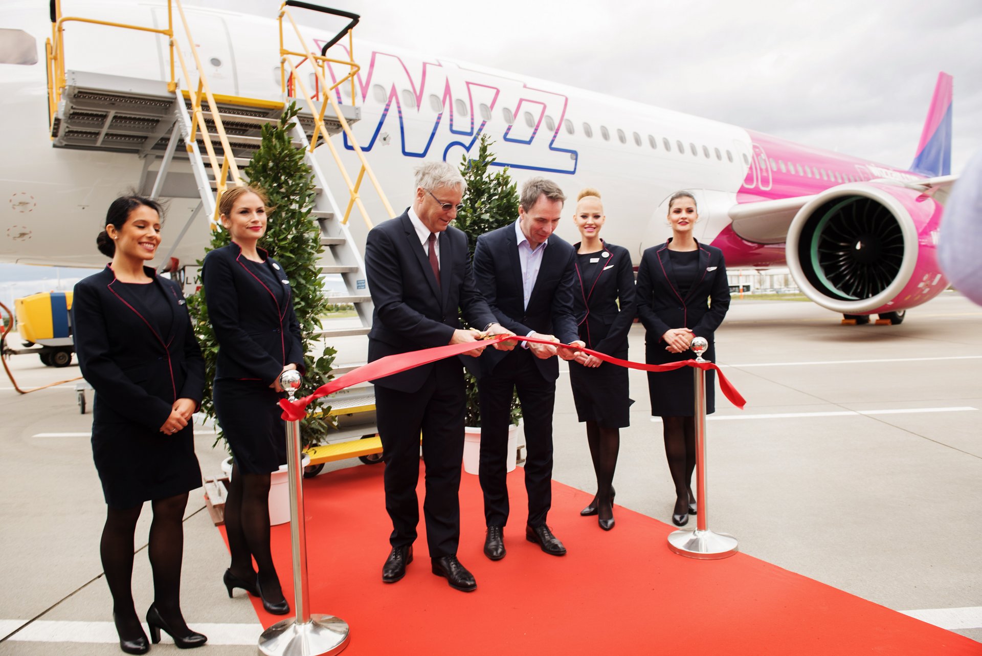 Entrega del primer Airbus A321neo para Wizz Air.