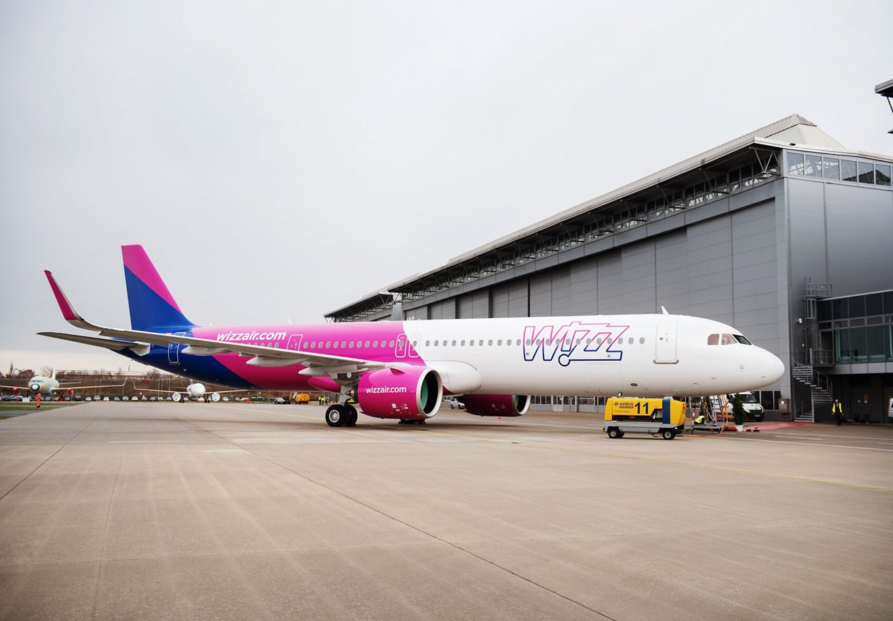 Wizz Air’s first A321neo in Hamburg, Germany