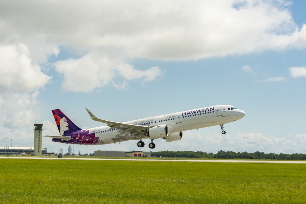 Hawaiian Airlines takes delivery of first U.S.-produced Airbus A321neo ...