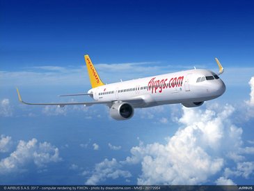 pegasus airlines orders 25 a321neo acf