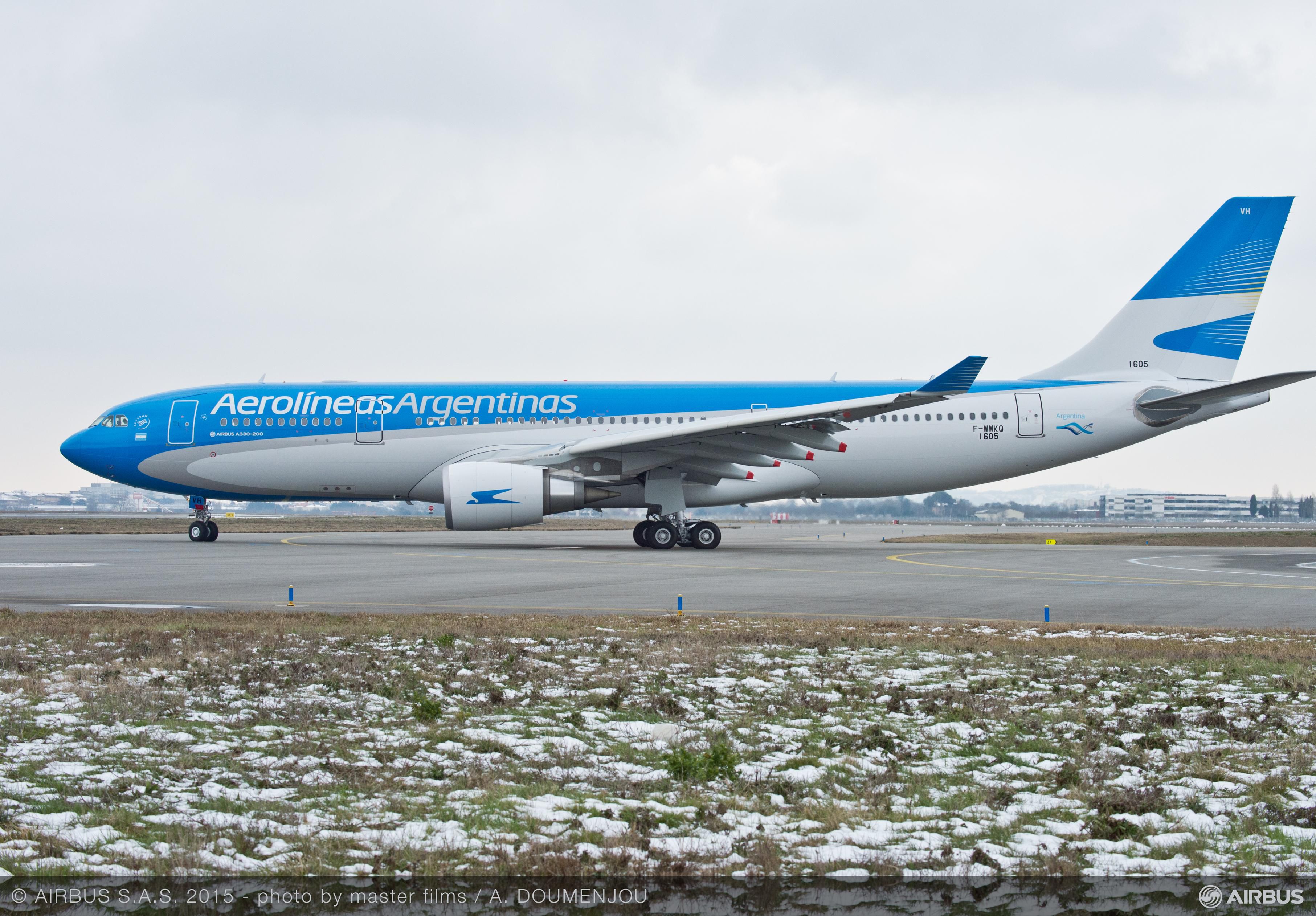 Aerolineas Argentinas Receives First Of Four New A330 200s