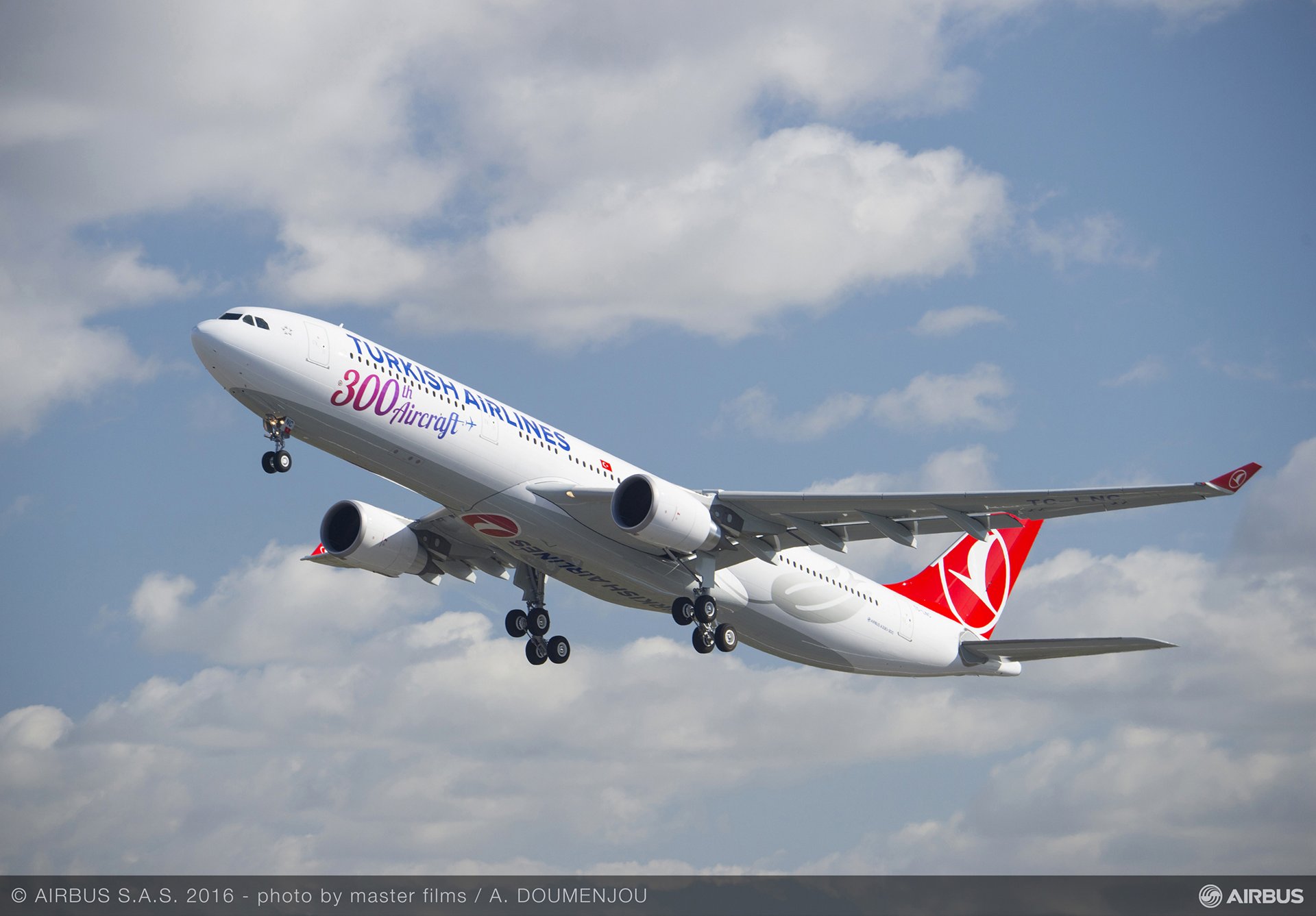 Turkish Airlines 300th Aircraft Is An Airbus A330 300 Commercial Aircraft Airbus