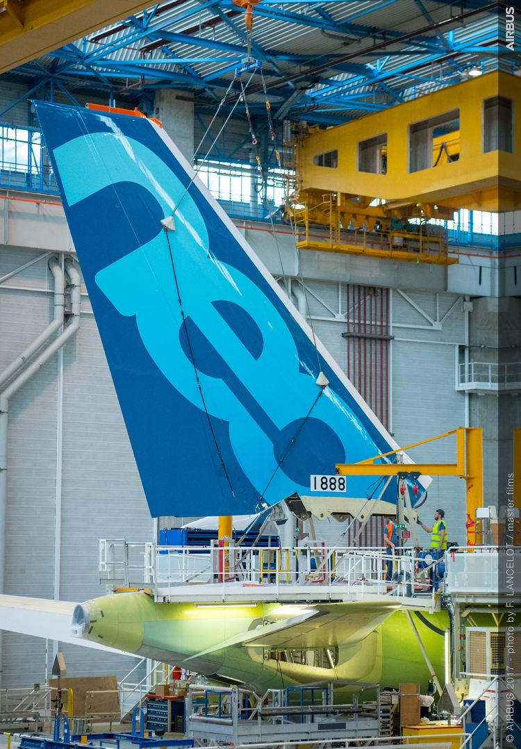 A330-800neo MSN1888 VTP Fitting