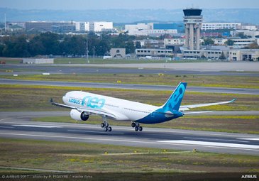 A330neo First Flight landing 4