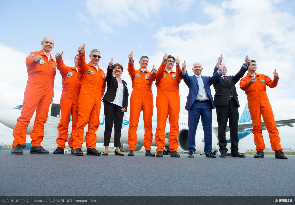 A330neo First Flight crew arrival 3