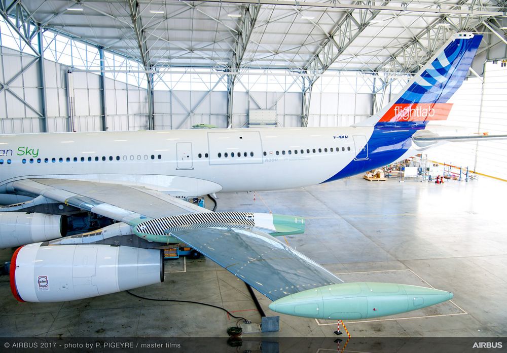 Airbus u2019 u201cBLADE u201d laminar flow wing demonstrator makes first flight Airbus u2019 u201cBLADE u201d laminar flow wing demonstrator makes first flight