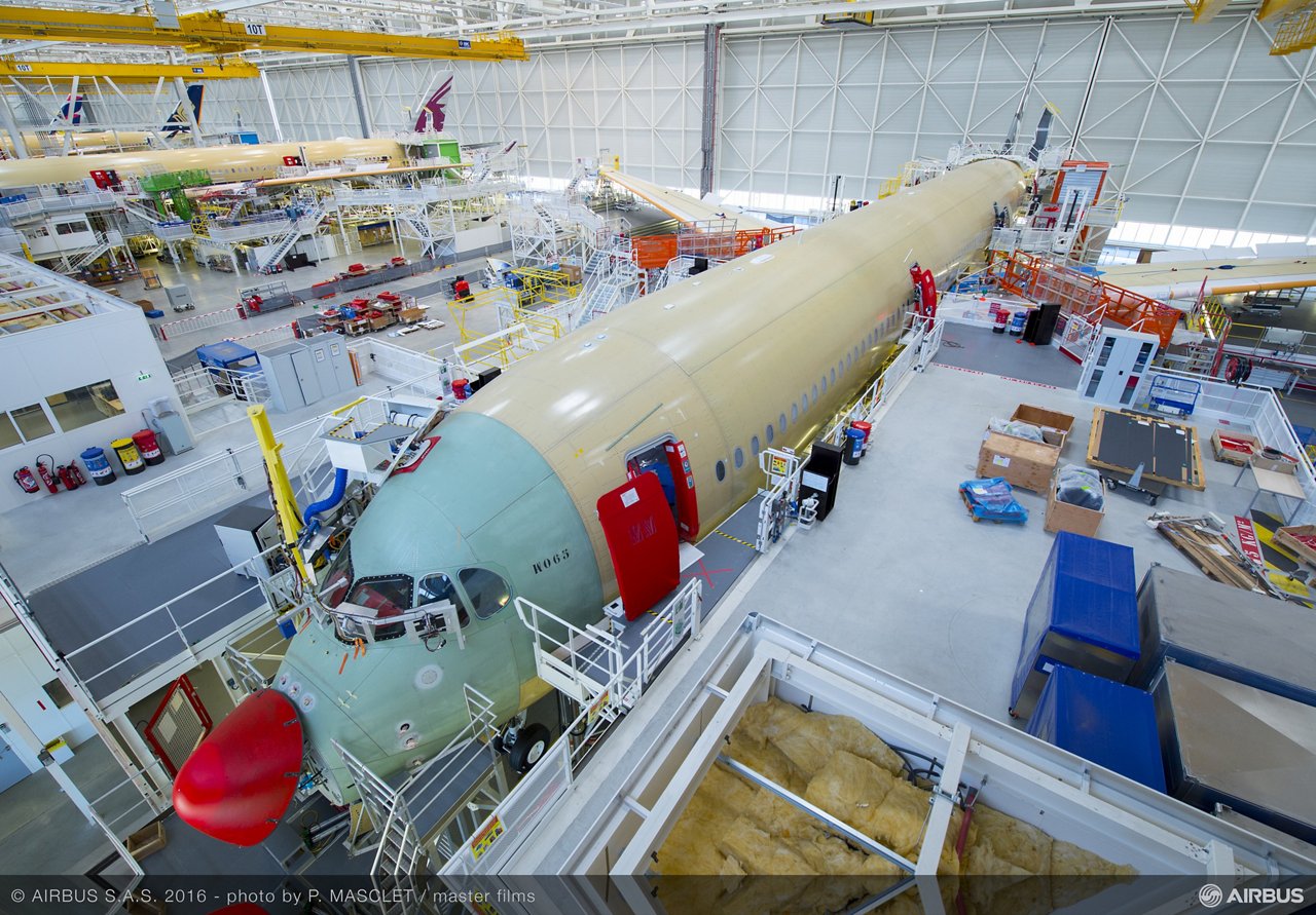A350 Final Assembly Line