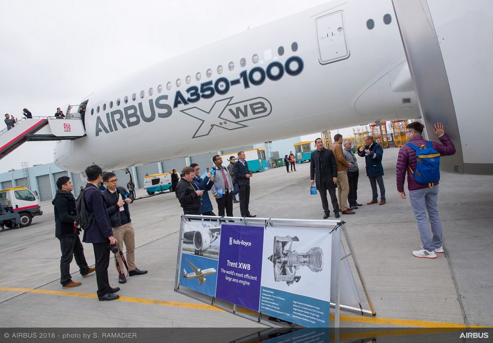 Airbus A350-1000 demo tour 33