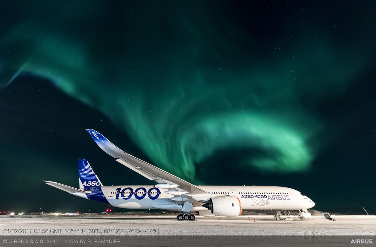 A350 1000 Cold Weather Tests