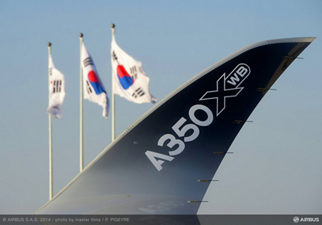 Seoul, South Korea was the initial destination on the A350 XWB’s first demonstration tour around Asia – performed by one of Airbus’ five A350-900 test aircraft