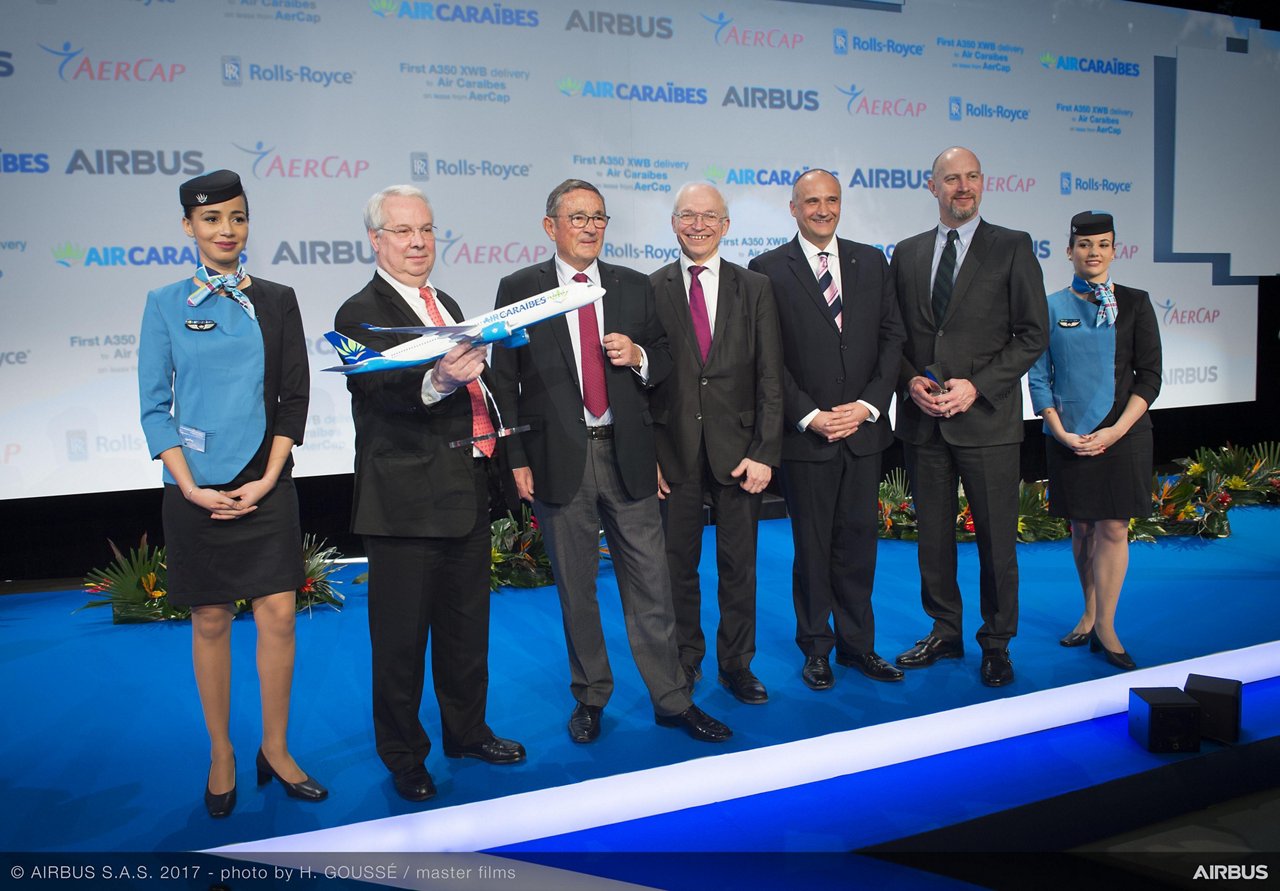 Air Cara 239 Bes Takes Delivery Of Its First A350 900 Opening