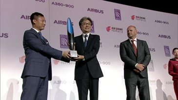 Highlights: First A350-900 delivery to Air China