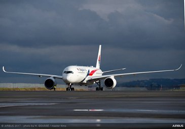 Malaysia Airlines Takes Delivery Of Its First A350 Xwb Commercial Aircraft Airbus