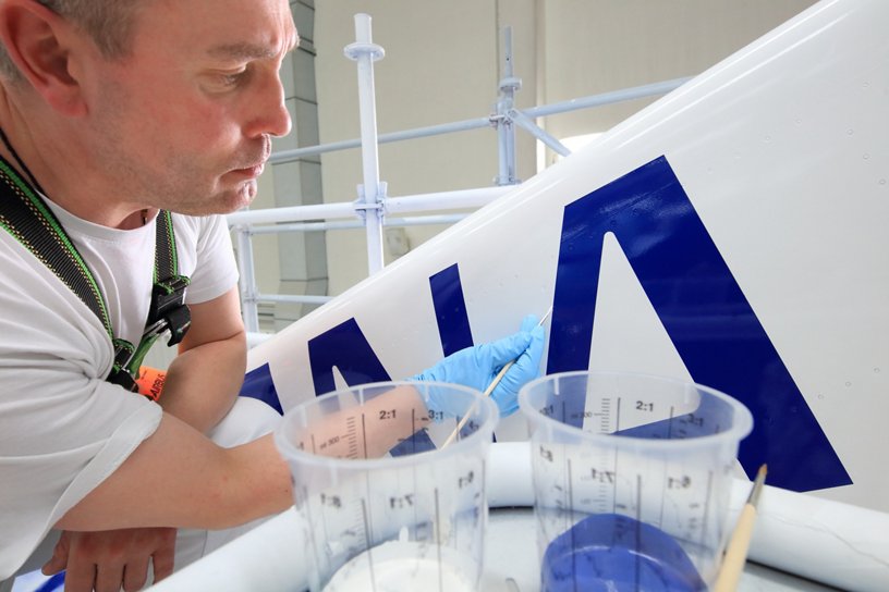 A380 painted for All Nippon Airways 