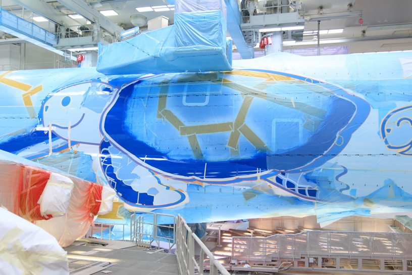 ANA’s Green Sea Turtle A380